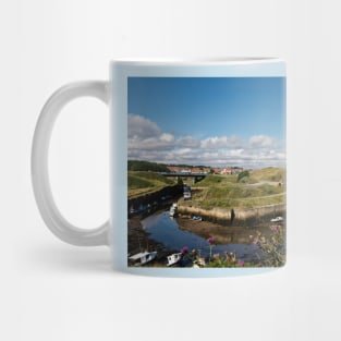 Seaton Sluice harbour. Mug